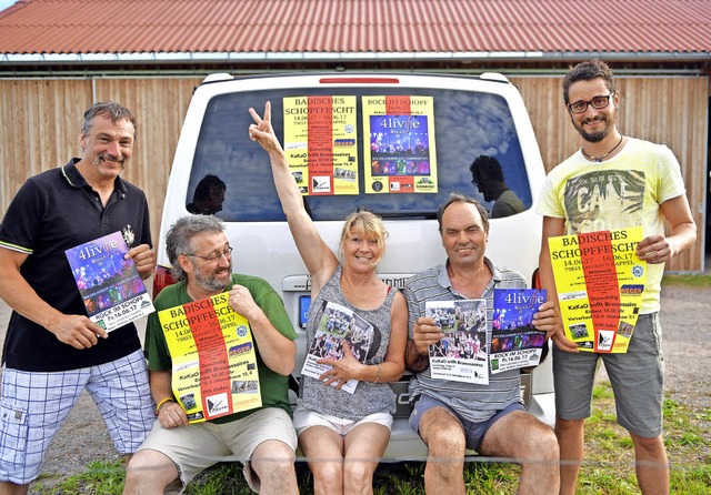 Die Schopffeschtcrew hat im Vorfeld wi...vom Narrenverein  Hrnlebuebe Kappel.   | Foto: Wolfgang Scheu