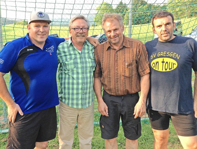 Stolz auf den Sportplatz und die Leist...Andreas Vollmer, Vorstand SV Gresgen.   | Foto: Wolfgang Grether