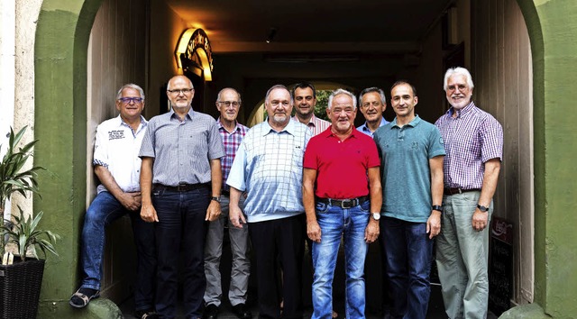 Der neu gewhlte Vorstand des Heimat- ... Richard Seng (von links nach rechts).  | Foto: Gabriele zahn
