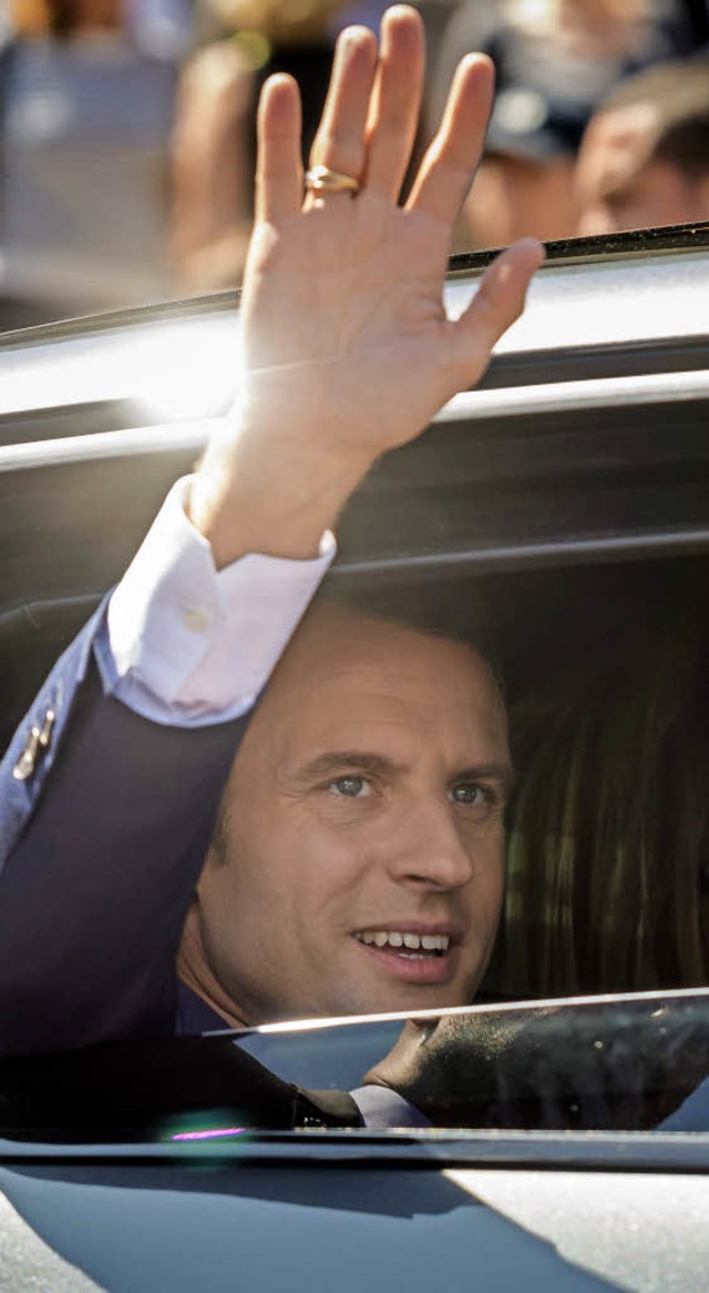 Hat groe Plne fr Frankreich:  Prsident Macron   | Foto: AFP