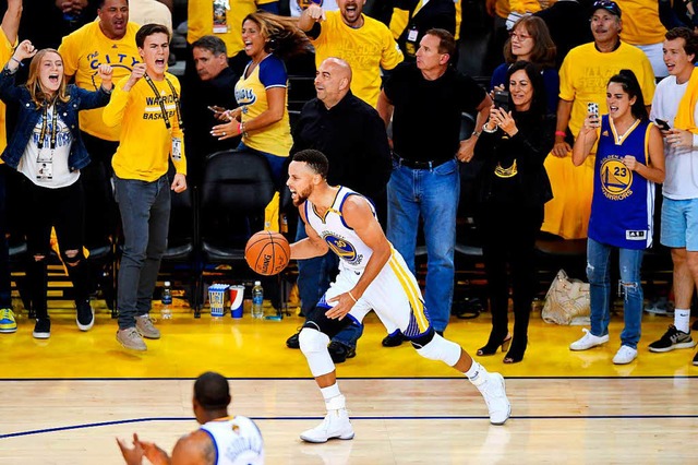 Stephen Curry von den Golden State Warriors  | Foto: AFP