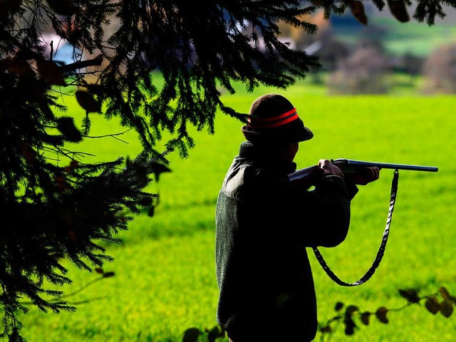 Ein pflichtbewusster Jger aus dem Hot...ag wohl lieber zuhause bleiben sollen.  | Foto: dpa