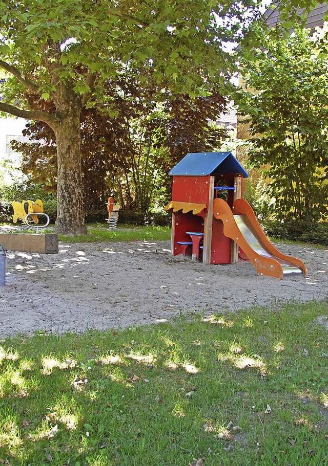 Der Spielplatz an der Hochfirststrae erhlt neue Gerte.   | Foto: Frey