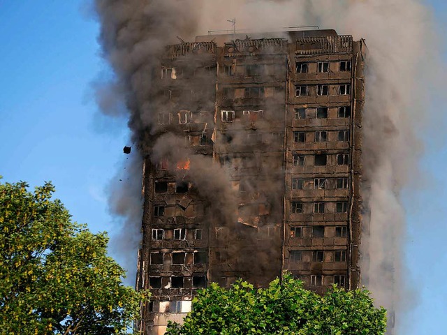 Hochhaus-Inferno in London  | Foto: AFP
