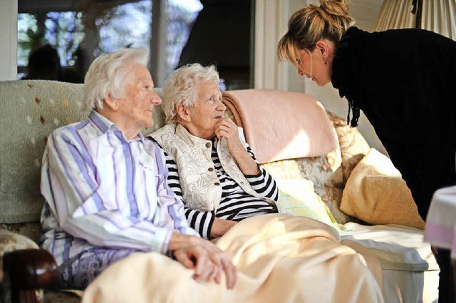Auch Lffingen will ein Demenzdorf mit Seniorenwohngemeinschaften.    | Foto: Christian Charisius/dpa