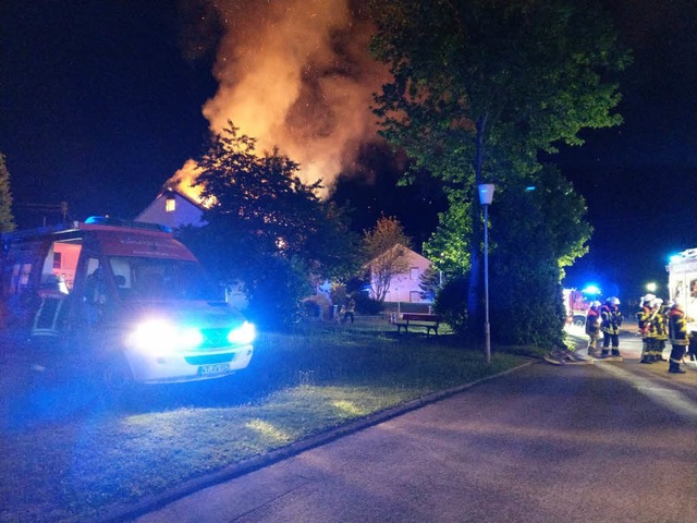 Groeinsatz fr die Feuerwehr in Wehr  | Foto: Feuerwehr Wehr