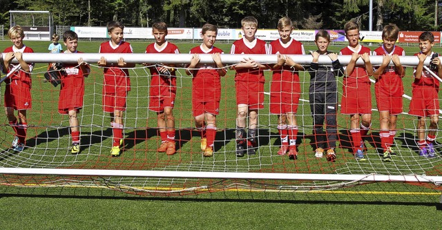 Die D-Junioren des FC Bergalingen freuen sich auf das groe Jugendturnier.   | Foto: Matthias Scheibengruber