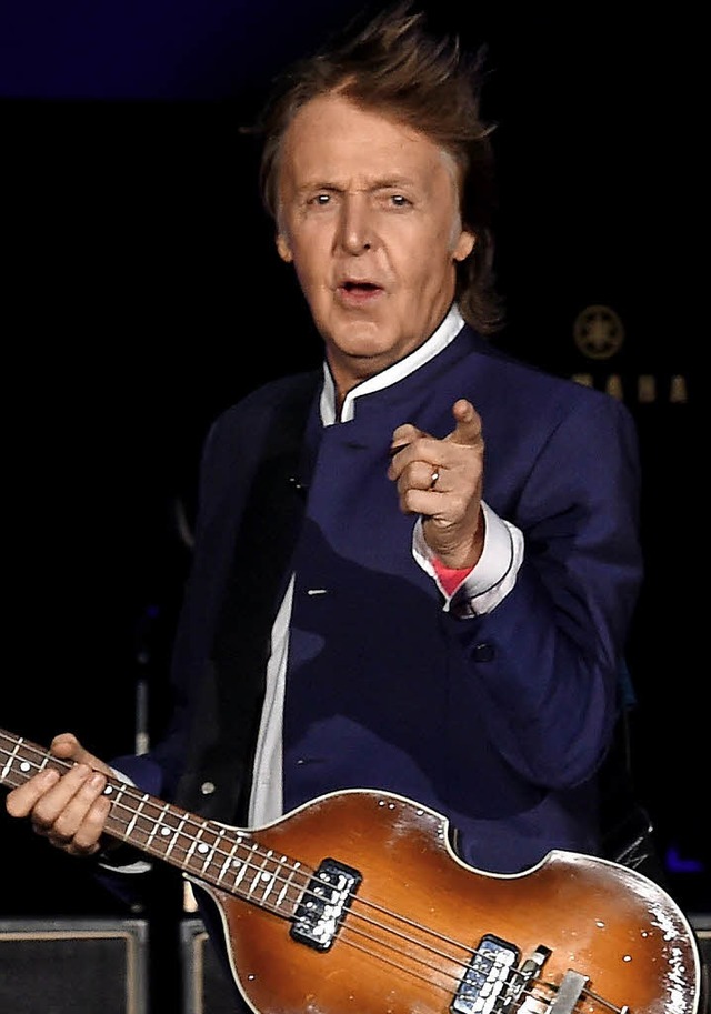 Paul McCartney bei einem Konzert im Oktober 2016   | Foto: AFP