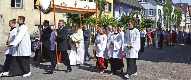 Endingen. Fronleichnamsprozession in Endingen.  | Foto: Roland Vitt