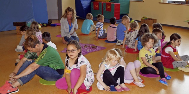 Beim Sprachfrderungsprogramm &#8222;S...e Kinder sind mit Begeisterung dabei.   | Foto: Silke Hartenstein