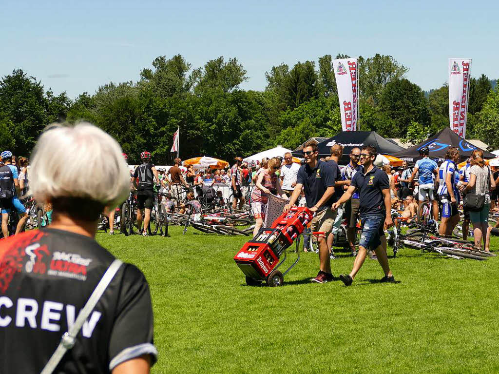 Ideale Bedingungen herrschten beim Ultra Bike in Kirchzarten. ber 4600 hochmotivierte Teilnehmer gingen an den Start.