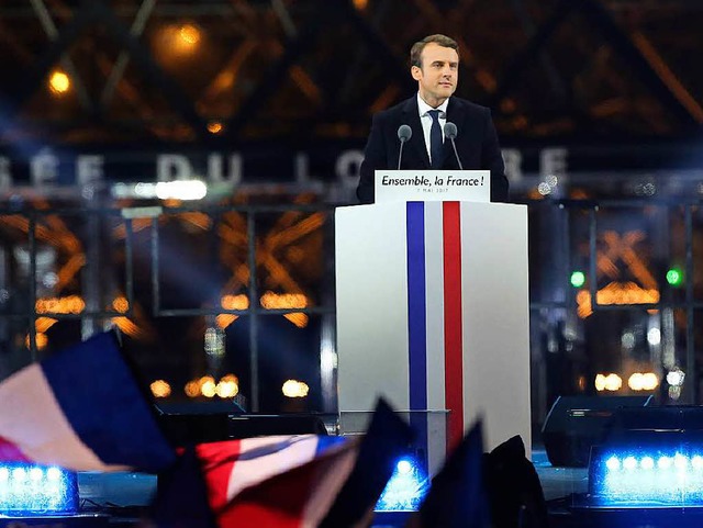 Im Mai hatten die Franzosen Emmanuel Macron zu ihrem Prsidenten gewhlt.  | Foto: dpa