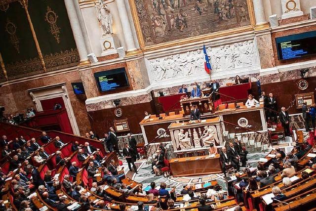 Frankreichs Parlament hat Schlagseite