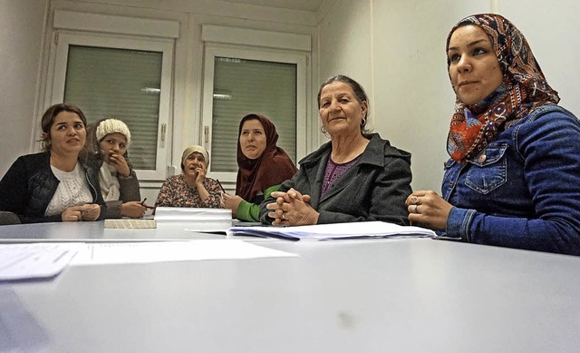 Eine Gruppe von Frauen der Containersi... - ein Foto aus dem vergangenen Jahr.   | Foto: Freundeskreis Flchtlinge Lahr