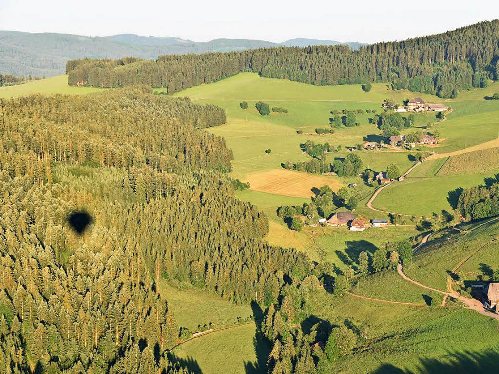 Postkartenidyll so weit das Auge reicht. Der Hochschwarzwald aus Adlerperspektive.