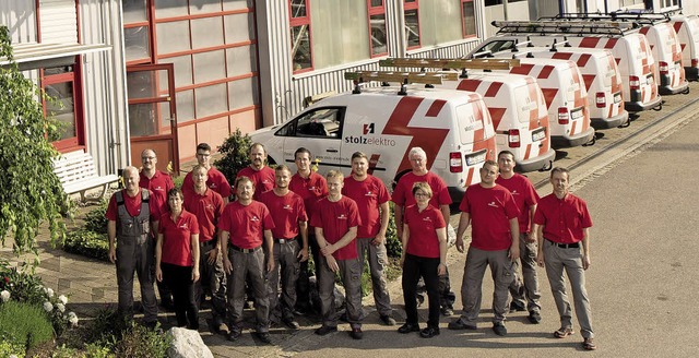 Peter Stolz (rechts) und sein kompetentes Team  | Foto: Herbwert Frey