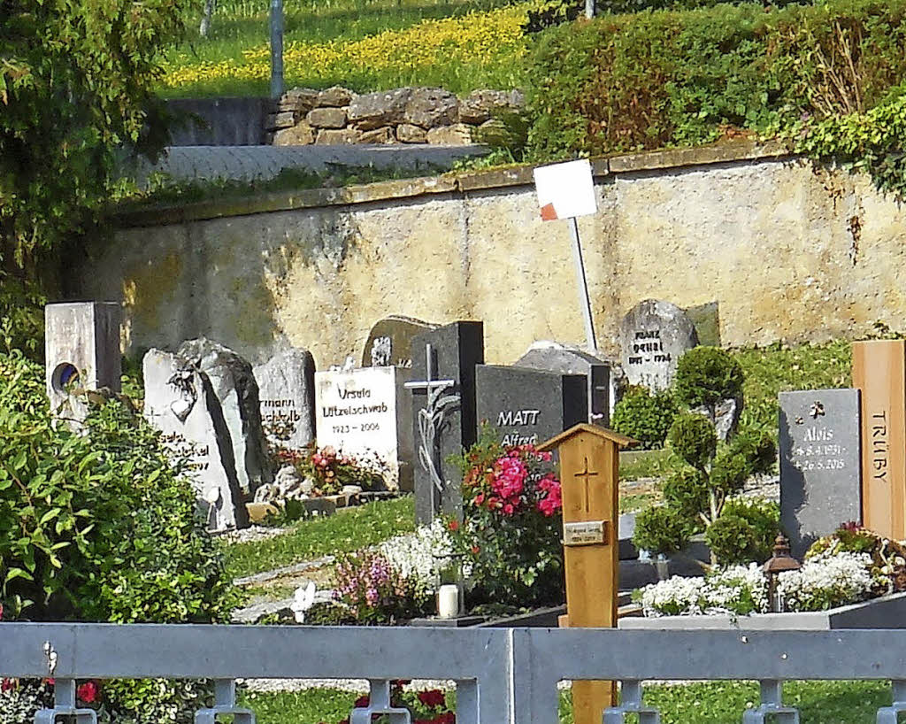 Friedhof wird umgebaut Rheinfelden Badische Zeitung
