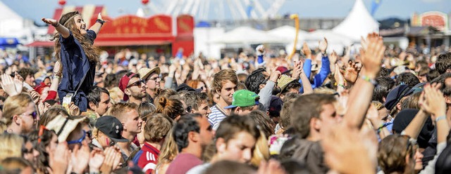 Hoch die Hnde, Festivalwochenende! Be...thside machen 40&#8197;000 Leute mit.   | Foto: Matthias Rhomberg