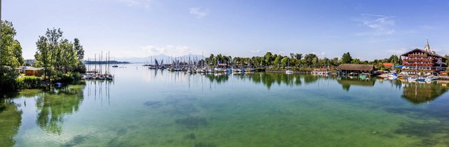 Bayerns grter See am Nordufer bei Se...testen Arten, den Chiemsee zu erleben.  | Foto: dpa-tmn