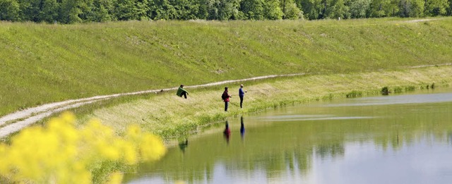 Fr Angler ist der Rhein sicher ein Pa...hren pltzlich steigender Wasserpegel.  | Foto: Andrea Schiffner