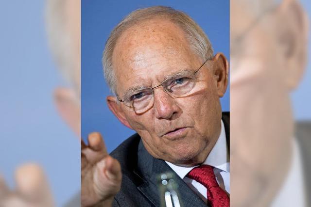 Schäuble dämpft Erwartungen