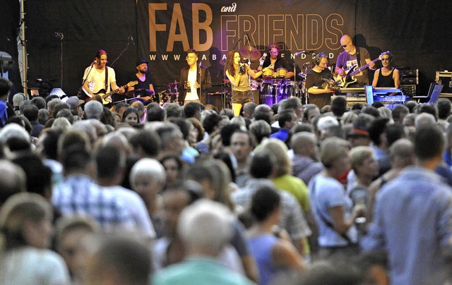 Beste Stimmung: Der Lammplatz kam an zwei Abenden an seine Kapazittsgrenzen.  | Foto: Hans-Peter Mller