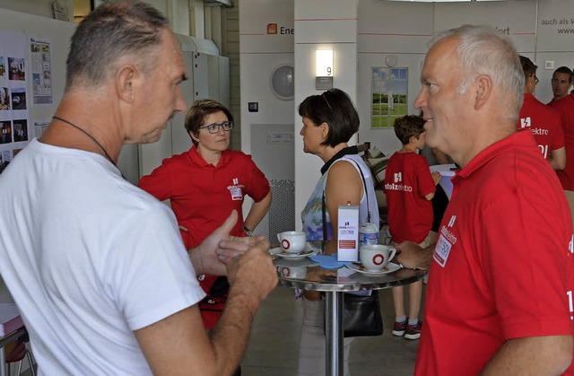 Kundenkontakt stand im Mittelpunkt der...ze standen dabei nicht im Vordergrund.  | Foto: Marco Schopferer