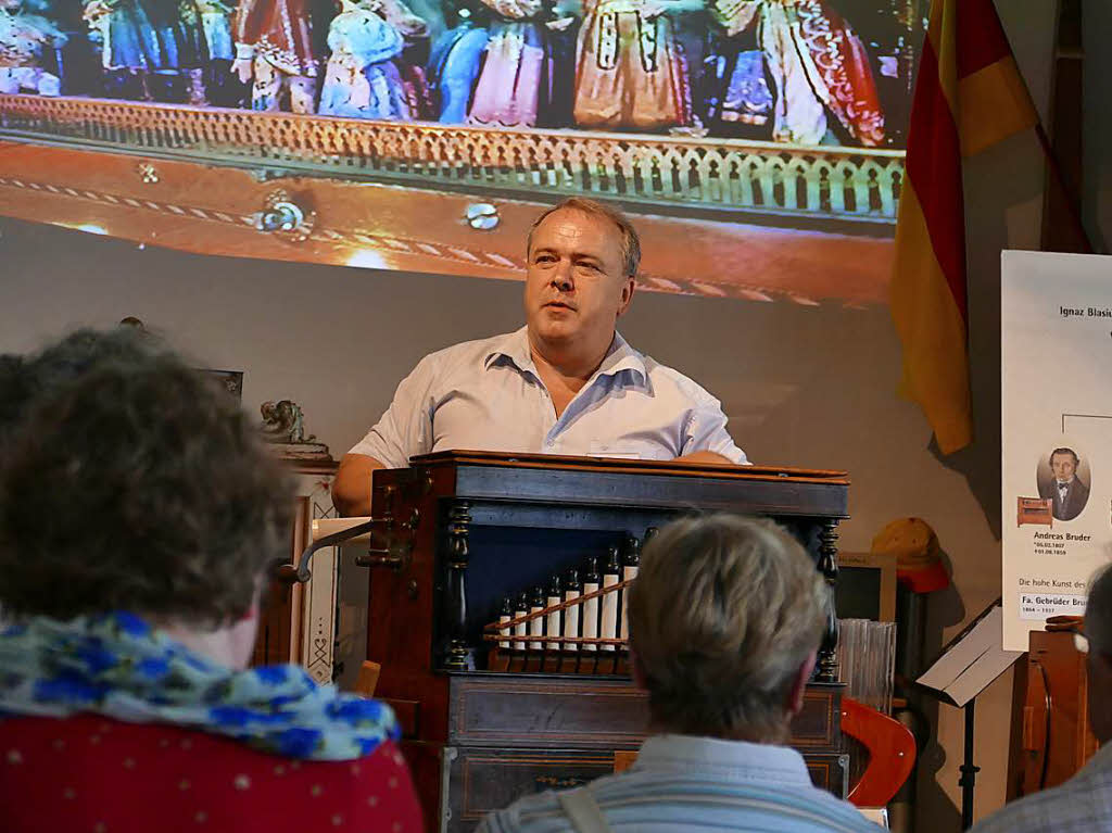 Wolfgang Brommer im Orgelbauersaal