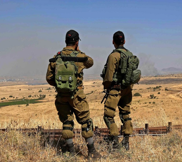 Patrouille an der Grenze zu Syrien   | Foto: AFP