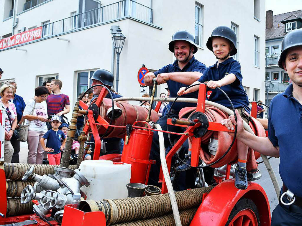 Die Feuerwehr Friesenheim feiert Geburtstag.