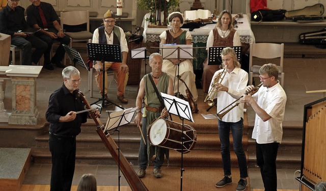 Bach trifft Mittelalter und Reformation: die  Ortenauer Gruppe Ridewanz   | Foto: Heidi Fssel