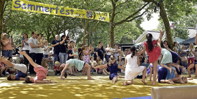 An den  vielfltigen Auffhrungen bete...ung der Sportgemeinschaft Landwasser.   | Foto: Thomas Kunz