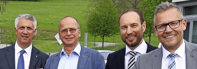 Der neue Vorstand des Freundeskreises ...M. Olaf, Ludger Rankers, Jrgen Schenk  | Foto: DHBW Lrrach