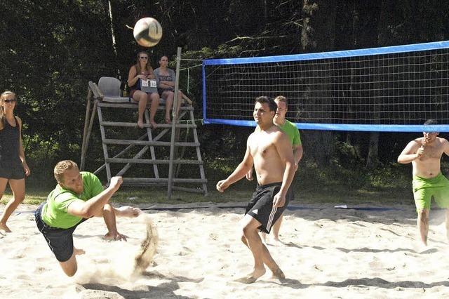 Beachvolleyballturnier erffnet die Saison