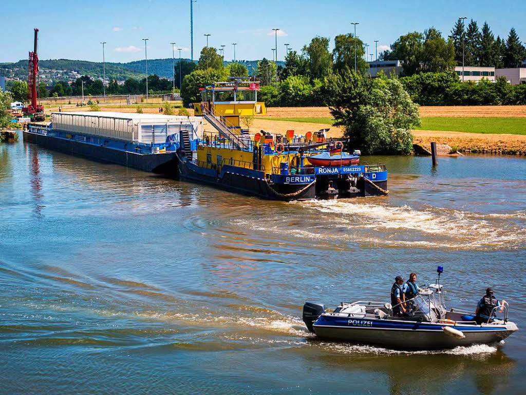 CastorTransport weiter Richtung Neckarwestheim unterwegs Südwest
