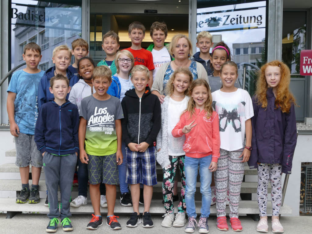 Klasse 4b der Rheinauen-Grundschule aus Sasbach