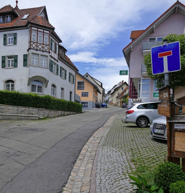 Die Arbeiten fr die Sanierung der Bergstrae sind vergeben.   | Foto: jul