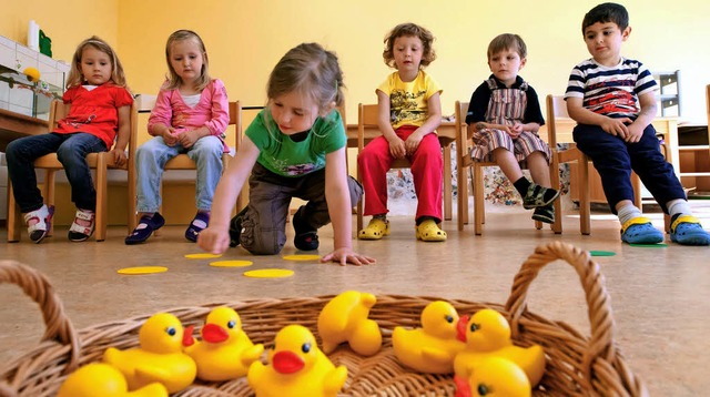 Fr Kinderbetreuung hat die Gemeinde i...nen Jahr rund 850000 Euro ausgegeben.   | Foto: Symbolfoto: dpa