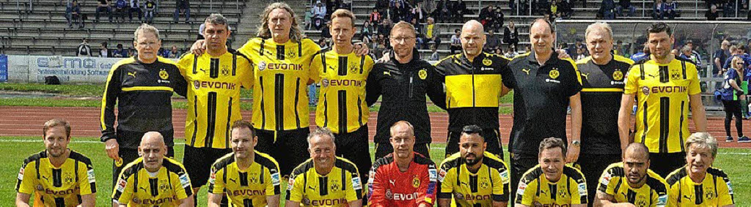 Die Traditionsmannschaft von Borussia Dortmund kommt nach Waldkirch.   | Foto: Veranstalter
