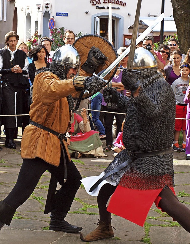 Das Mittelalter wird beim  Kenzinger Stadtfest  lebendig.  | Foto: Haberer