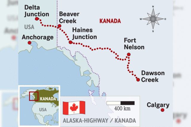 Alaska Highway / Kanada / USA