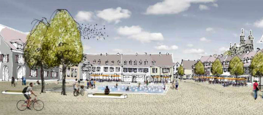 Die Details der Marktplatzgestaltung - Breisach - Badische Zeitung