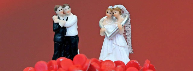 Mann darf Mann und Frau darf  Frau heiraten.  | Foto: dpa