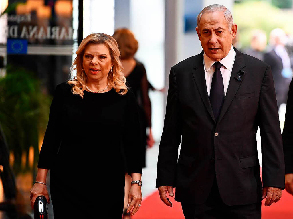 Israels Ministerprsident Benjamin Netanjahu und seine Frau Sara