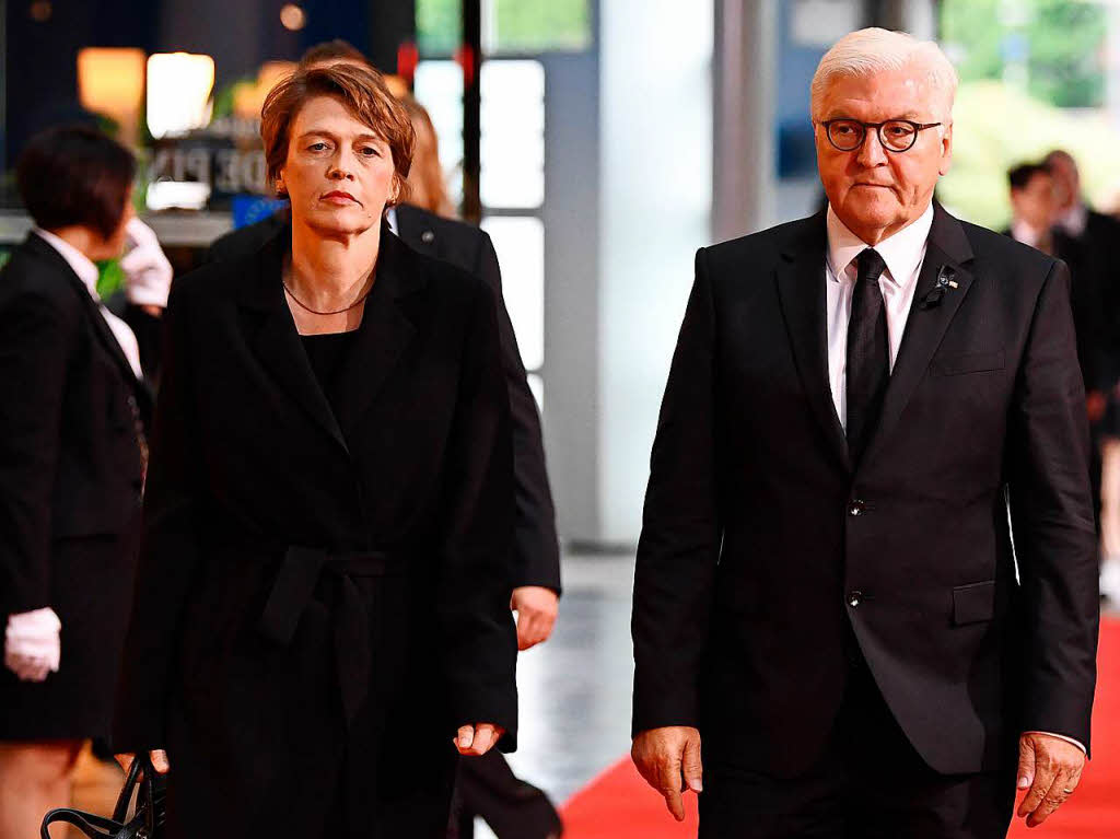 Bundesprsident Frank-Walter Steinmeier und seine Frau Elke Bdenbender