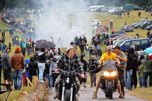 Burn-Out-Party in Bergalingen