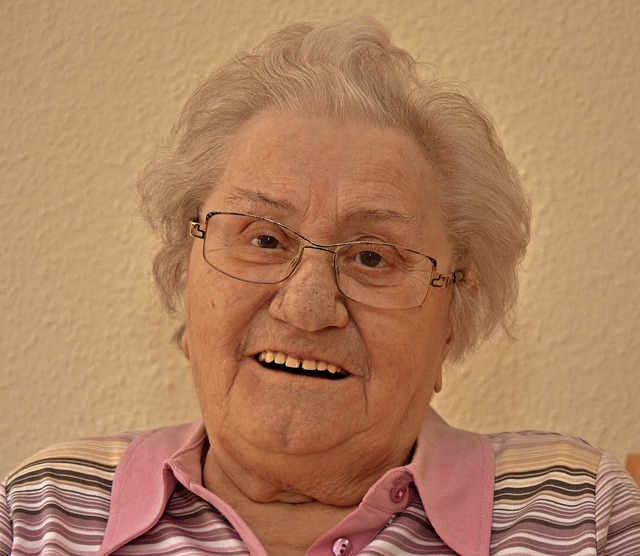 Elsa Fries wird 90 Jahre.   | Foto: derg