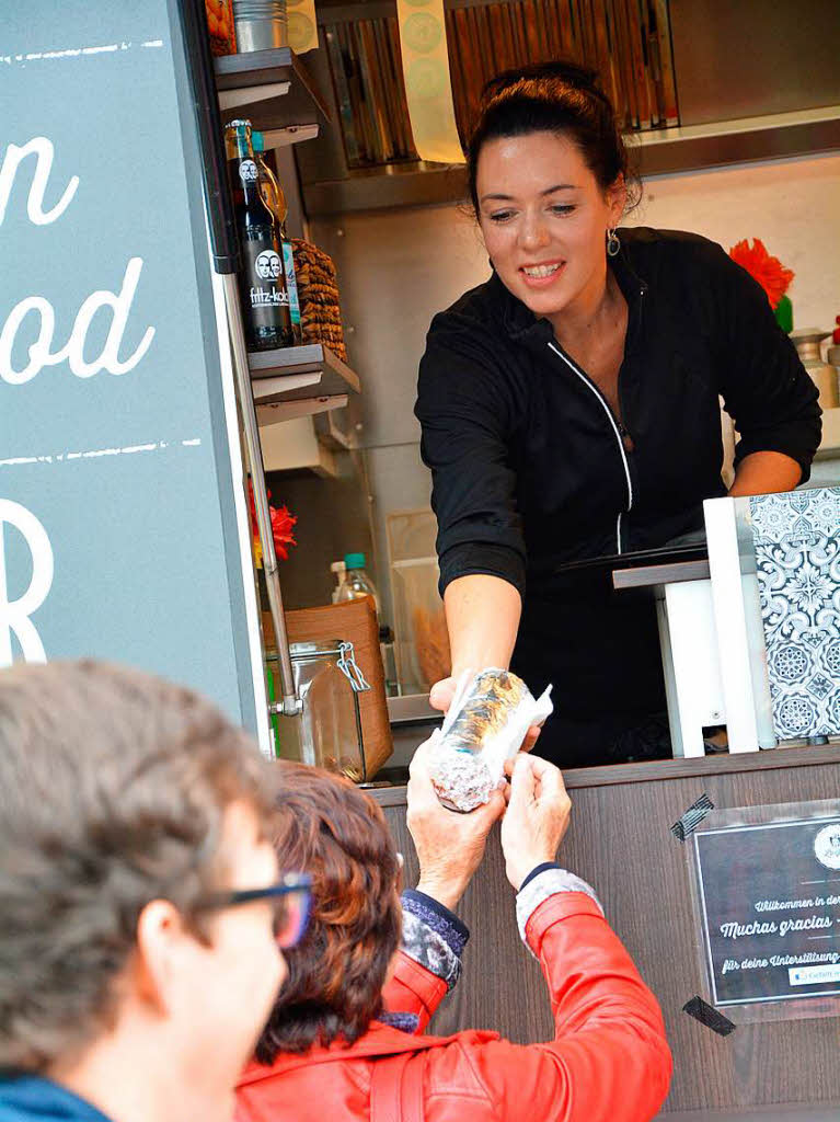 Lecker und locker – das waren die Zutaten fr das Bz-Food Truck Festival bei der Alten Spinnerei in Lrrach-Haagen.