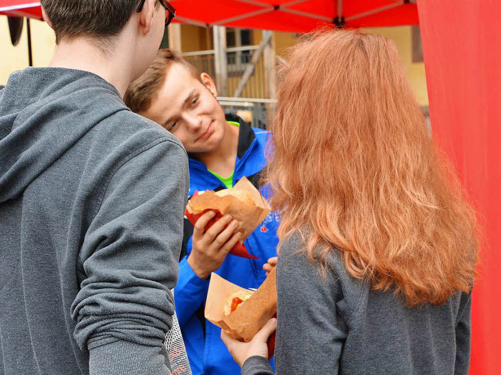 Lecker und locker – das waren die Zutaten fr das Bz-Food Truck Festival bei der Alten Spinnerei in Lrrach-Haagen.