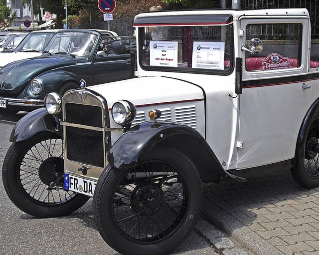 Mit Baujahr 1931  das lteste Auto von rund 120 Oldtimern.   | Foto: mps